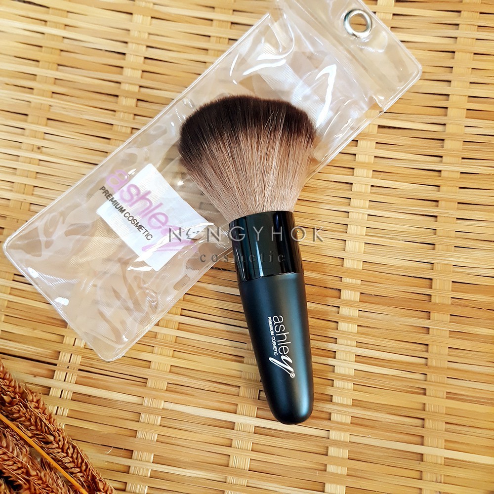 แปรงแต่งหน้า Ashley AA-005ด้ามดำ และ AA-005B   Ashley Premium brush แปรงปัดแก้ม แปรงจรวด Ashley ราคา ถูกที่สุด ดีลบีเคเค แกลเลอรีภาพที่ 8