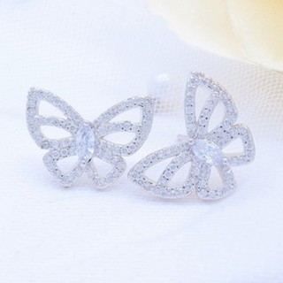 Miss Earring ต่างหูแป้น Butterflies Outline