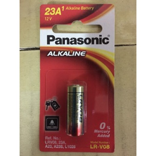 ถ่านรีโมทเล็ก รีโมทรถยนต์ Panasonic Alkaline 23A ขนาด 12V ของแท้ 100%