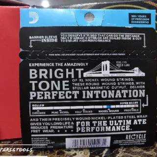🎸สายกีตาร์ไฟฟ้า0.09และ0.10🔥ราคาถูก คุณภาพดี🔥 D'addario EXL🎉บริการเก็บปลายทาง