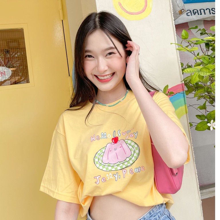 Live83# เสื้อคัตตอล มีหลายสี “นอดิก” สไตล์เกาหลี Dream Big Tshirt โอเวอร์ไซน์ สาวอวบใส่ได้ พร้อมส่ง คอกลม ผ้านุ่ม