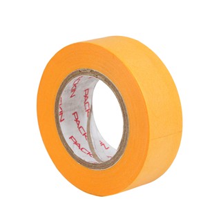 PACK IN เทปกาวกระดาษรองทาสี PACK IN 18มิลลิเมตรX18เมตร PAINT MASKING TAPE  18MMX18M สี อุปกรณ์ทาสี