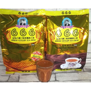 ผงชาตองหก 666 Ceylon Tea Dust ชาใต้ สำหรับทำชาเย็น