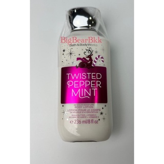 Bath and Body Works - Body Lotion &amp; Shower Gel Twisted Peppermint