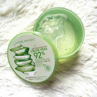 Sales!!! (พร้อมส่ง) Nature Republic Aloe Vera 92% Soothing Gel 300 ml