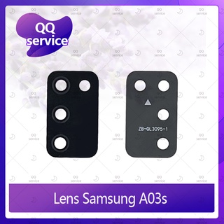 Lens Samsung A03s อะไหล่เลนกล้อง กระจกเลนส์กล้อง กระจกกล้องหลัง Camera Lens (ได้1ชิ้นค่ะ) อะไหล่มือถือ  QQ service