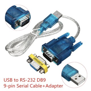 USB RS232 Serial 9 Pin DB9 สาย Serial พอร์ต COM แปลงอะแดปเตอร์หญิง Adapter รองรับ Windows 8 CD