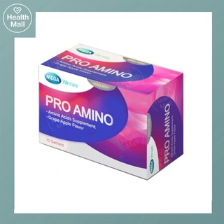 Mega we care PRO AMINO (10ซอง) 1 กล่อง อาหารเสริมเพิ่มโกรทฮอร์โมน ราคาพิเศษ