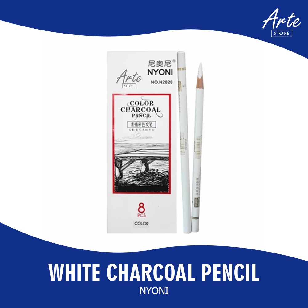 Putih White Charcoal Pencil - NYONI White Charcoal Pencil