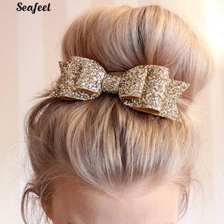 Girls Big Bowknot Barrette Hairpin คลิปผมของขวัญอุปกรณ์เสริมสำหรับผม