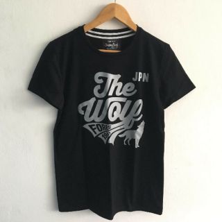 เสื้อยืด​ Superbart​ The Wolf ดำ ช M L