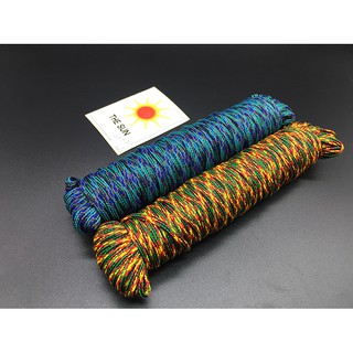 **20 เมตร** เชือกอเนกประสงค์ โพลีเอสเตอร์ *แบน/นิ่ม* 6 มม. Polyester Rope (TPshopping)