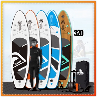 LOCO FISH คณะกรรมการ SUP แบบเป่าลมเบาพิเศษ Stand Up Paddle Board พร้อมกระเป๋าเป้สะพายหลัง Paddle Pump แบบปรับได้