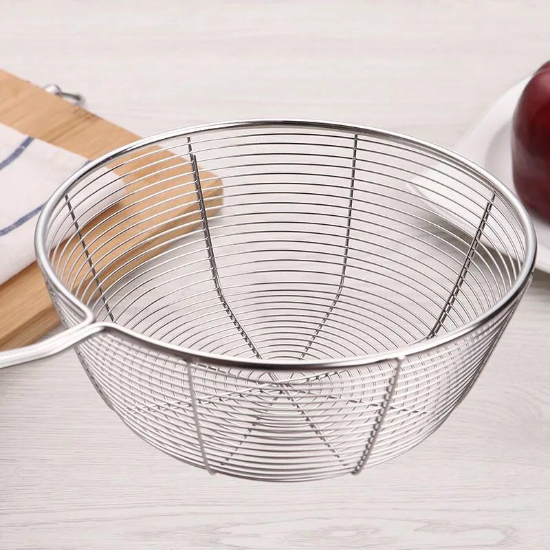 OMUDA_SHOP กระชอนก้นลึกสแตนเลส กระชอนด้ามยาว ตักอาหารทอด ก้นลึก14/16/18/20CM - รูปที่ 5