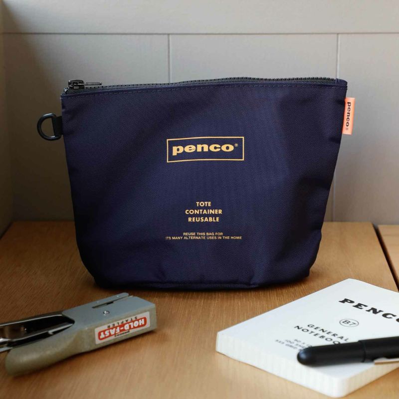 Penco Bucket Pouch Navy / กระเป๋า Bucket สีน้ำเงิน แบรนด์ Penco จากประเทศญี่ปุ่น (HGB302-NV)