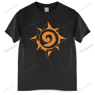 [COD]เสื้อยืดผ้าฝ้าย พิมพ์ลายแบรนด์ Hearthstone แฟชั่นฤดูร้อน สําหรับผู้ชายS-5XL