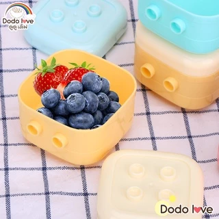 DODOLOVE กล่องเก็บอาหารสำหรับเด็ก เข้าไมโครเวฟได้ คละสี
