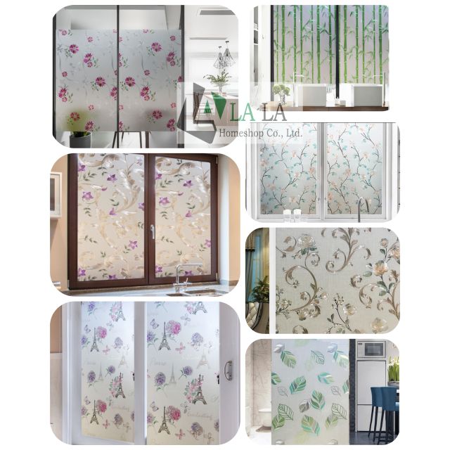 ฟิล์มติดกระจกกว้าง 90ซม. ฟิล์มพลางตาหนา นูน สูญญากาศ แบบ3มิติ ไม่มีกาว กันแดด - รูปที่ 2