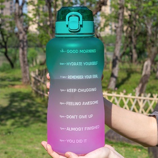 Water Bottle ขวดน้ำขวดน้ำกีฬาความจุขนาดใหญ่ 1/2/3.8 ลิตรขวดน้ำ BPA ถ้วยน้ำกลางแจ้ง Cup