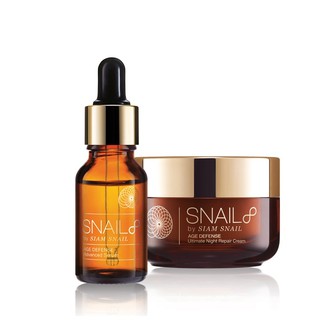 "SNAIL8 DUO SET1" Age Defense Advanced Serum (15 ml) + Night Cream 50g