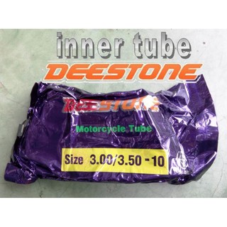 Deestone ยางในมอเตอร์ไซด์ ยี่ห้อดีสโตน ขนาด 3.00/3.50-10 ( 1 เส้น)