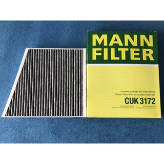 ไส้กรองแอร์ชาโคลรถเบนซ์ Benz W211 E240 M272 Mann Filter #CUK3172 (Cabin filter)