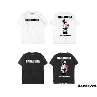 เสื้อยืดผู้ชาย เสื้อยืด BARACUDA เสื้อยืดสกรีนลาย ค่าส่งเริ่มต้น23฿ แถมฟรีสติ๊กเกอร์ทุกตัว S-5XL