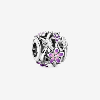 Openwork Purple Daisy Charm