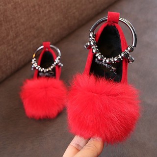 รองเท้าเด็ก สีแดง พร้อมส่ง