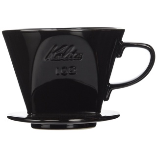 Kalita Coffee Dripper เซรามิค, สำหรับ 2-4 คน, ดำ, 102