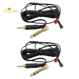 สายเคเบิลเสียง แบบเปลี่ยน สําหรับหูฟัง Sennheiser HD25 HD25-1 HD25-1 II HD25-C HD25-13 HD 25 HD600 HD650 5 ชิ้น