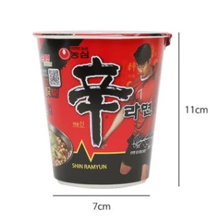 nong shim shin ramyun noodle soup cup ชินรามยอน มาม่าเกาหลี 신컵 신라면 큰사발 작은컵 한국 컵라면 68g