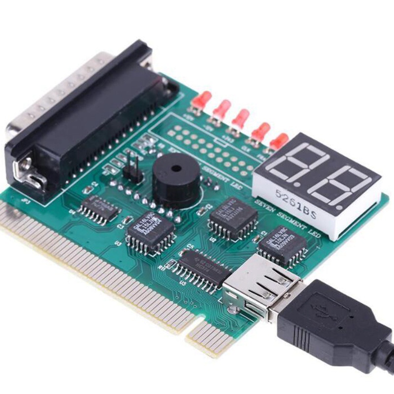 เมนบอร์ดวิเคราะห์การ์ด POST USB PCI พร้อมหน้าจอแสดงผล 2 หลัก สําหรับ ...