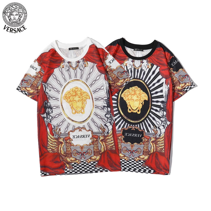 versace t shirt gold