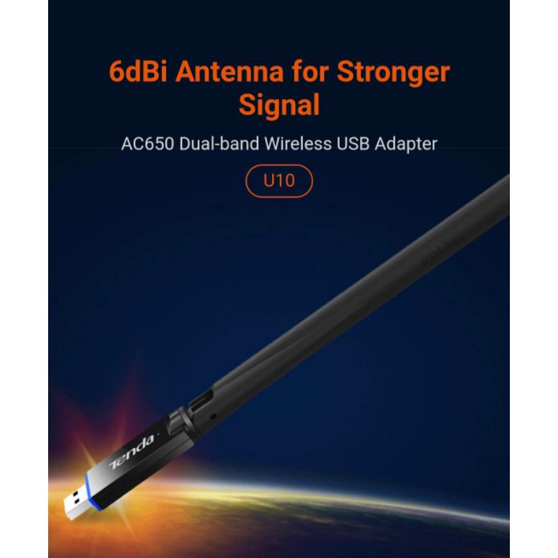ยูเอสบีไวไฟ USB WIFI Tenda AC650 (ออกใบกำกับภาษีได้ค่ะ)