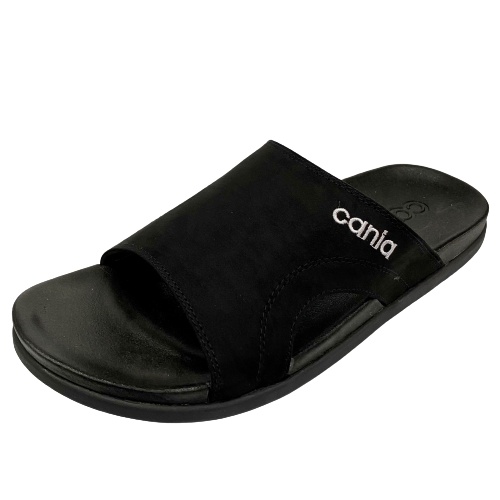 CANIA คาเนีย รองเท้าแตะลำลองชาย รุ่น CM12112 - สีดำ, น้ำตาลเข้ม, ดำเทา, น้ำตาลอ่อน, กรม Size 40-44