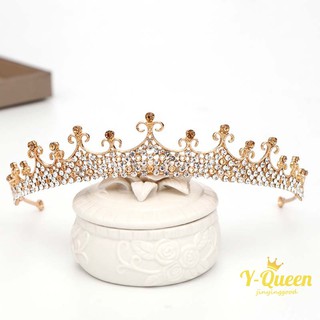 Wedding Bridal Gold Silver Crystal Tiara Flower Shape Crowns Princess Party Prom Rhinestone Tiara Je