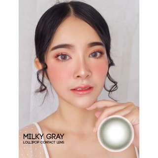 Milky Grayคอนแทคเลนส์ สายตา 0.00 ถึง -6.00