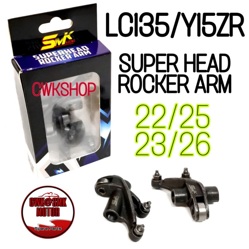 Y15ZR/LC135 SUPER HEAD ROCKER ARM SMK RACING (SUPER HEAD USE)(22/25)(23/26)