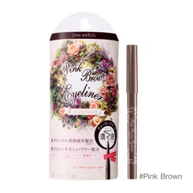 FITS Love Switch pink brown gel eyeliner pencil