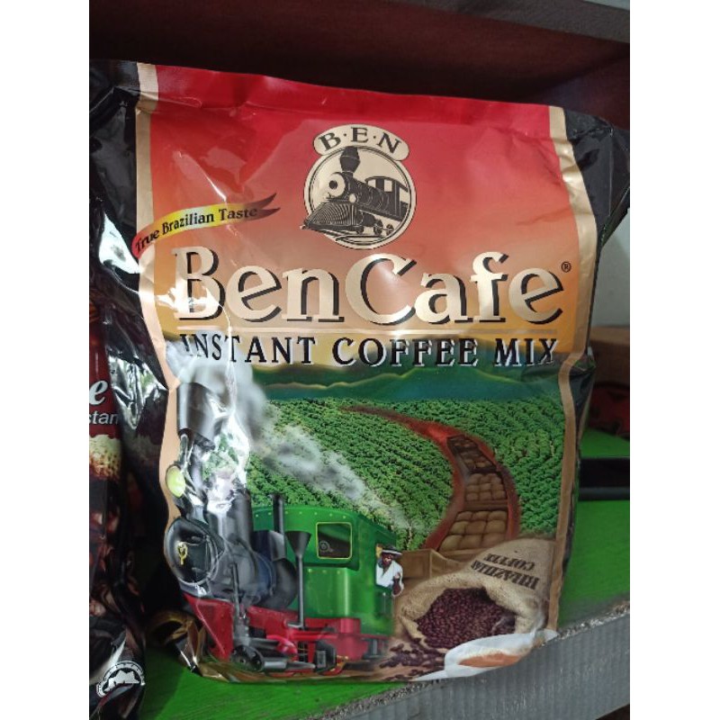กาแฟ Ben Cafe 3 in 1 กาแฟรถไฟ 1 ห่อ มี 50 ซอง