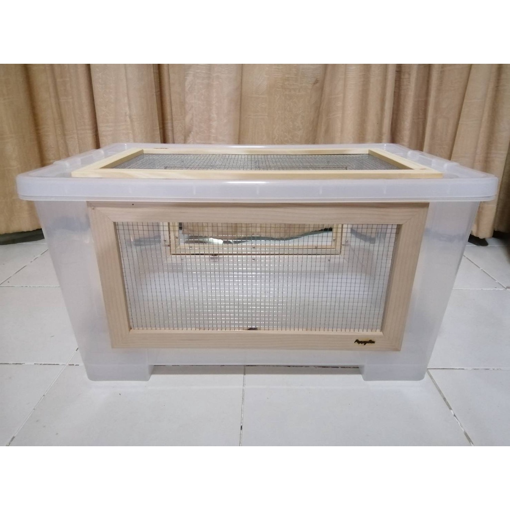 กล่อง ใส เลี้ยงสัตว์เลื้อยคลาน งู กิ้งก่า เต่า ขนาด กว้าง 42 x ยาว 60 x สูง 32 cm *สั่ง 1 ใบต่อ 1 คำสั่งซื้อครับ - รูปที่ 4
