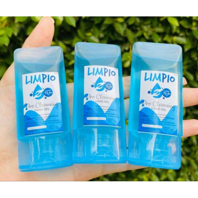 พร้อมส่ง! เจลล้างมือ LIMPLO  ขนาดพกพา 30ml. แอลกอฮอล์ 72.4%