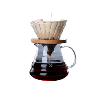 พร้อมส่ง กาดริปกาแฟ ดริปกาแฟ Coffee glass Pot เหยือกชงกาแฟ หม้อต้มกาแฟ เหยือกดริปกาเเฟ กรองกาแฟ พร้อมฝา อุปกรณ์ดริปกาแฟ