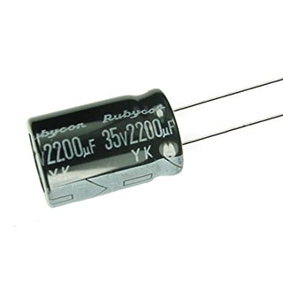 (จำนวน 3ตัว) คาปาซิเตอร์ SM1V222MNN1632 2200UF 35V ELITE 85C SIZE: 16X32MM