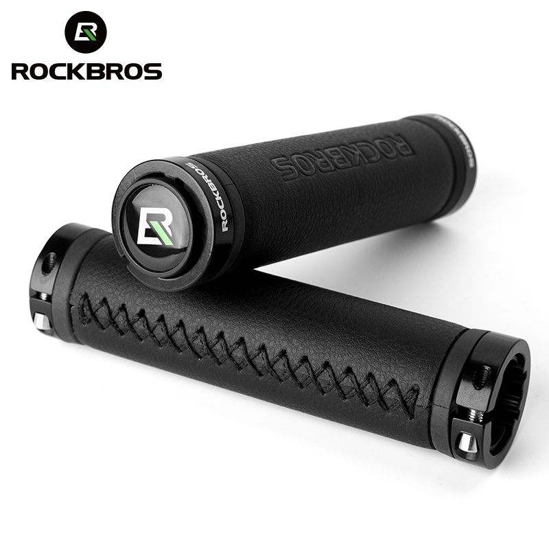 [Fulfilled by Shopee]ROCKBROS แฮนด์จับจักรยานไมโครไฟเบอร์ดับเบิลล็อคกันลื่นสําหรับจักรยาน