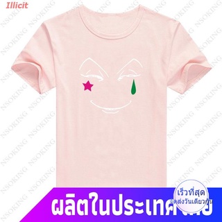 Illicit Full-time Hunterเสื้อยืดลำลอง สแลมดังค์∈Full-time Hunter Hisso เสื้อยืด Qi Ya Xiaojie Animation อุปกรณ์ต่อพ่วงแข