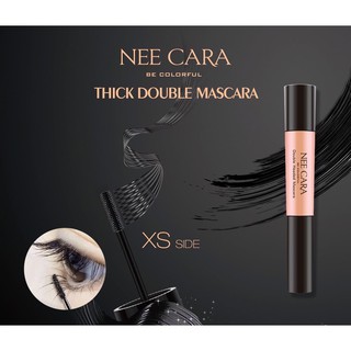 Nee Cara THICK DOUBLE MASCARA มาสค่าร่า 2 หัว ยาวหนาสะพรึง
