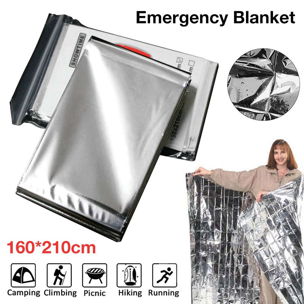 Emergency Blanket ผ้าห่มฉุกเฉิน  กันหนาว กันลม กันฝน [ขนาด 130 x 210 cm]