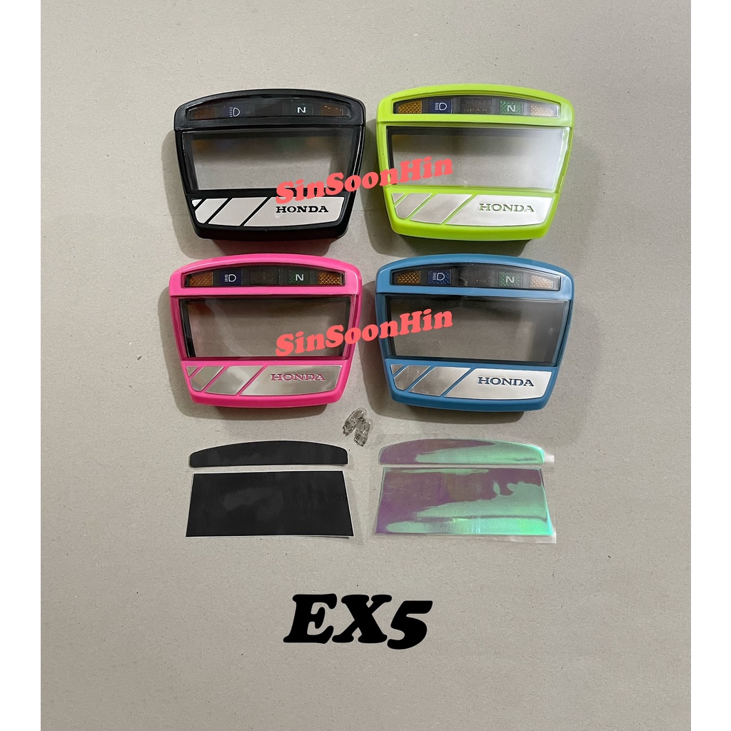 Honda ex5 Meter Len / cover Meter [ดํา/เขียว/น้ําเงิน/เขียว] ฝาครอบ ex5